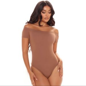 Off the shoulder bodysuit